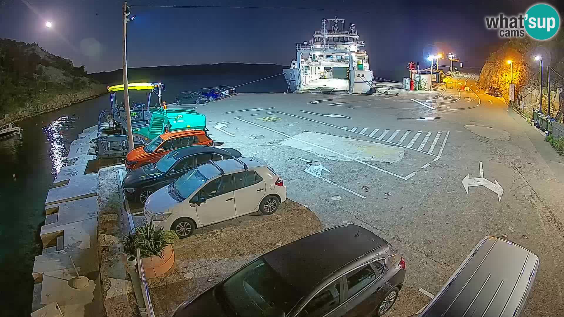 Webcam porto traghetti di Prizna – per l’isola di Pag