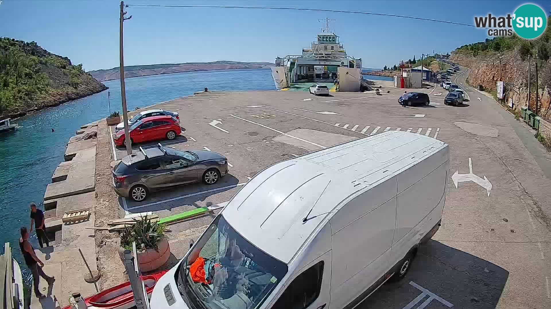 Webcam porto traghetti di Prizna – per l’isola di Pag