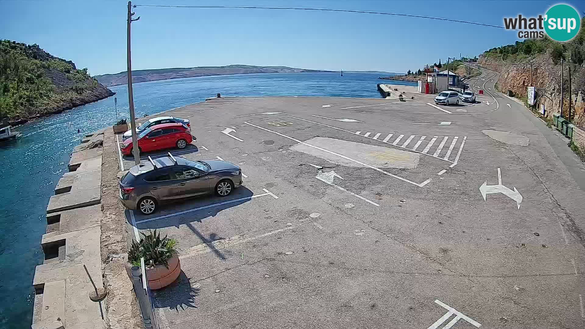 Webcam porto traghetti di Prizna – per l’isola di Pag