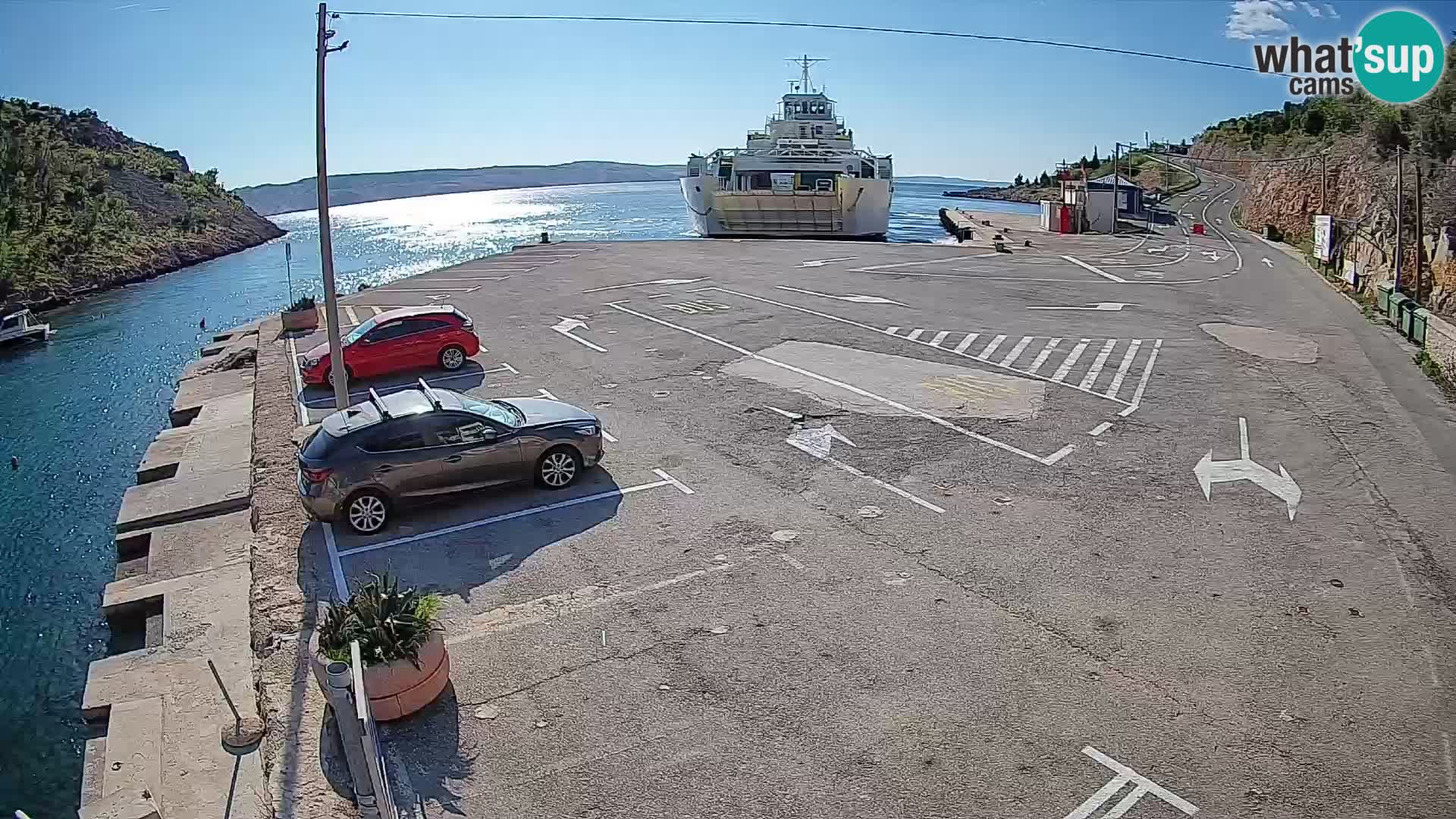 Webcam porto traghetti di Prizna – per l’isola di Pag