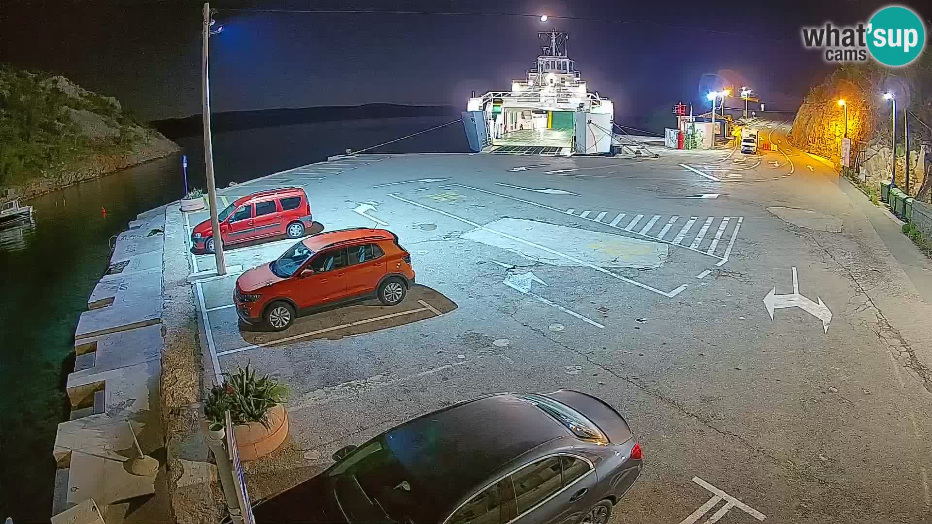 Webcam porto traghetti di Prizna – per l’isola di Pag