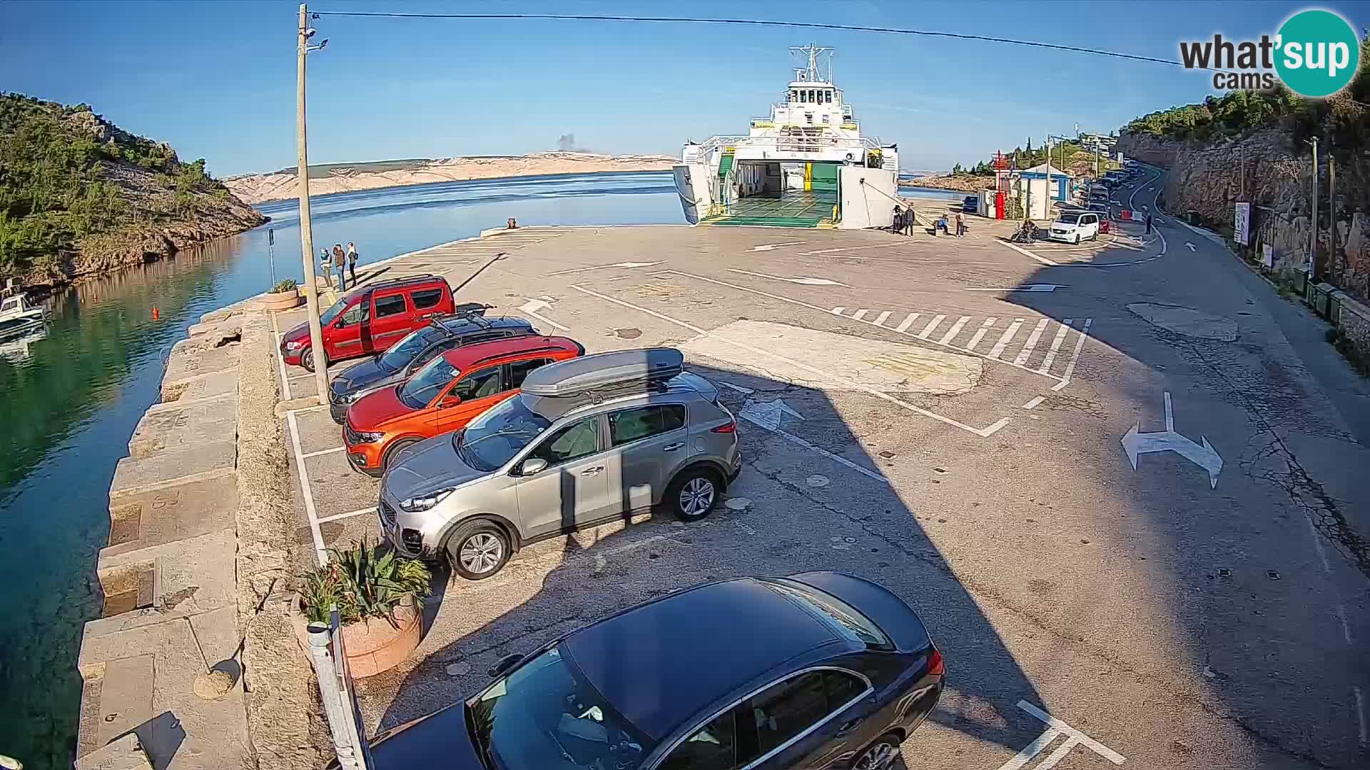 Webcam porto traghetti di Prizna – per l’isola di Pag