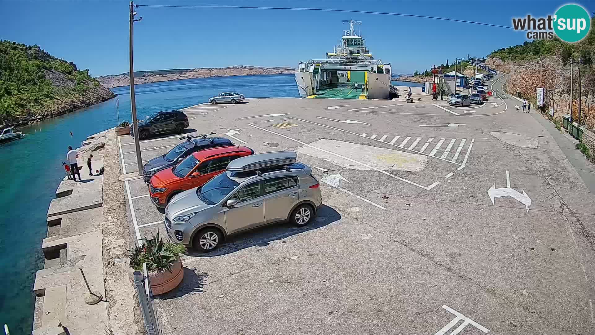 Webcam porto traghetti di Prizna – per l’isola di Pag