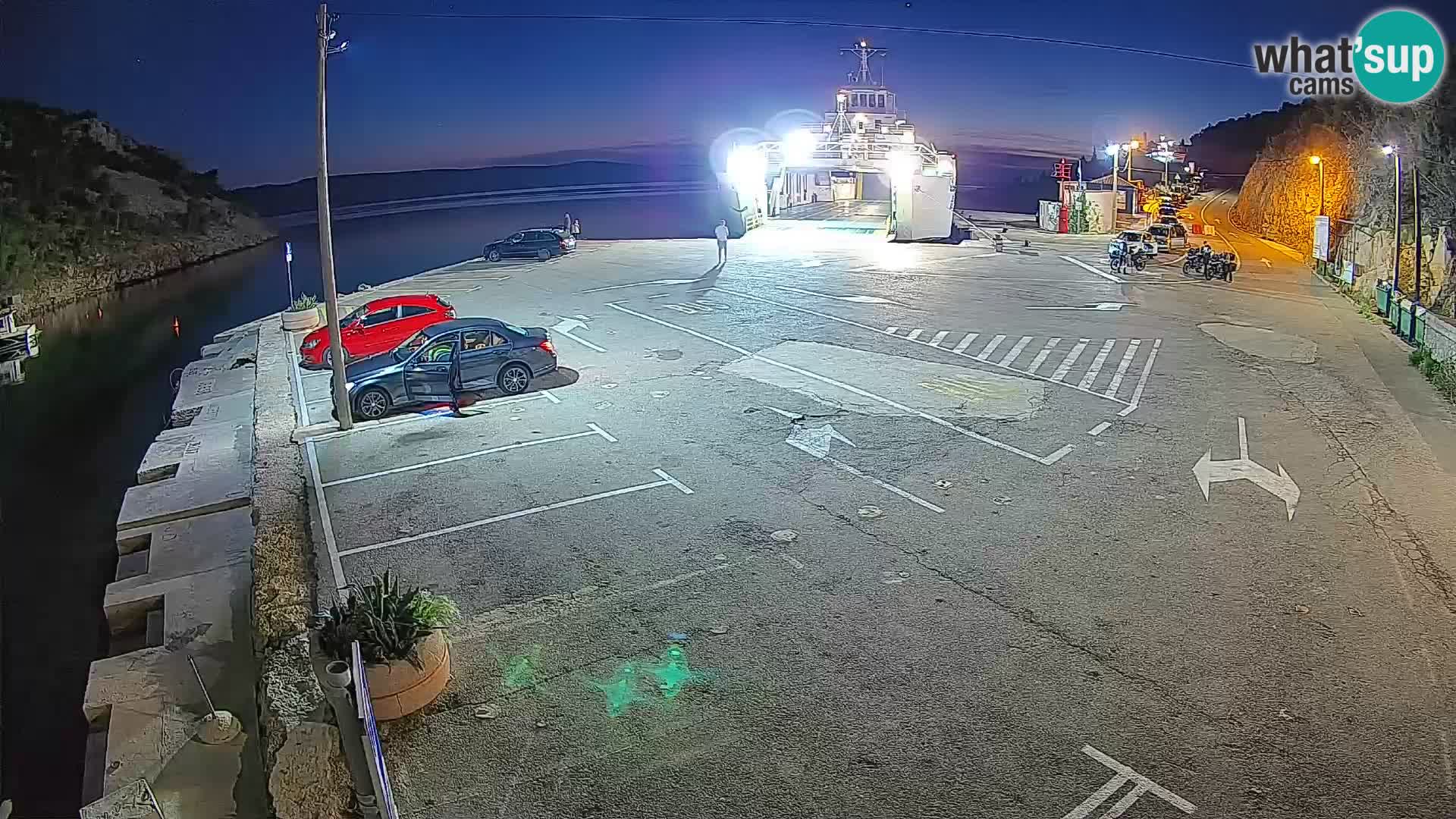 Webcam porto traghetti di Prizna – per l’isola di Pag