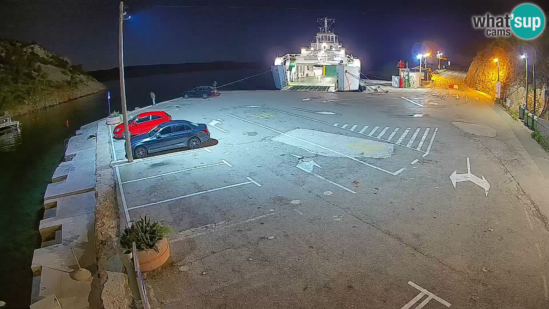 Webcam porto traghetti di Prizna – per l’isola di Pag
