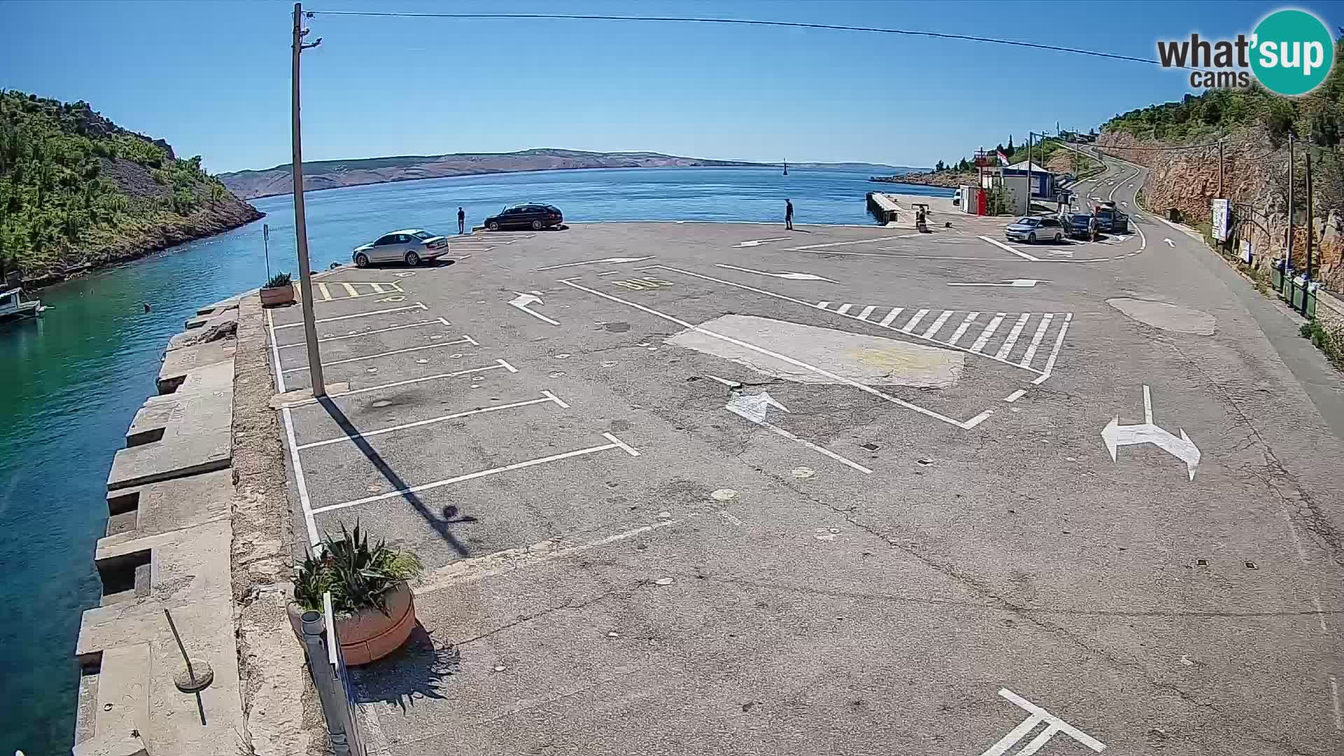 Webcam porto traghetti di Prizna – per l’isola di Pag