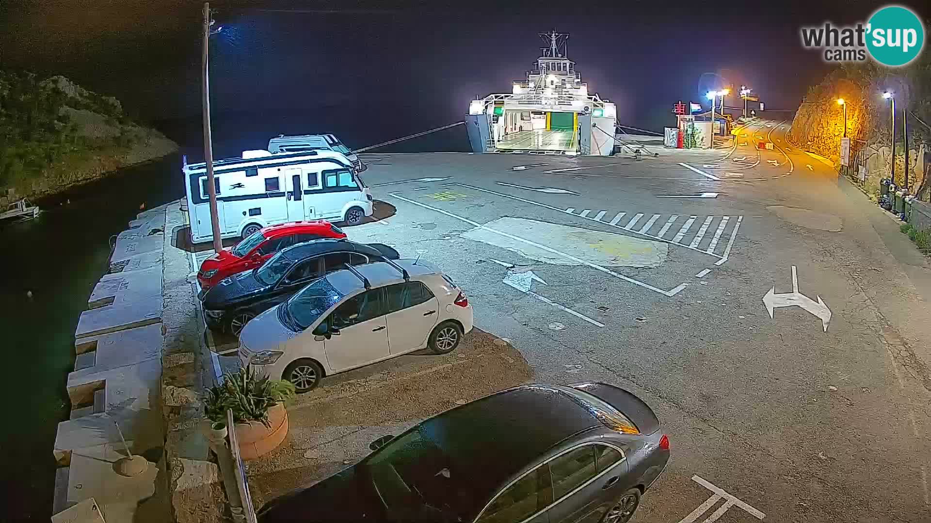 Webcam porto traghetti di Prizna – per l’isola di Pag