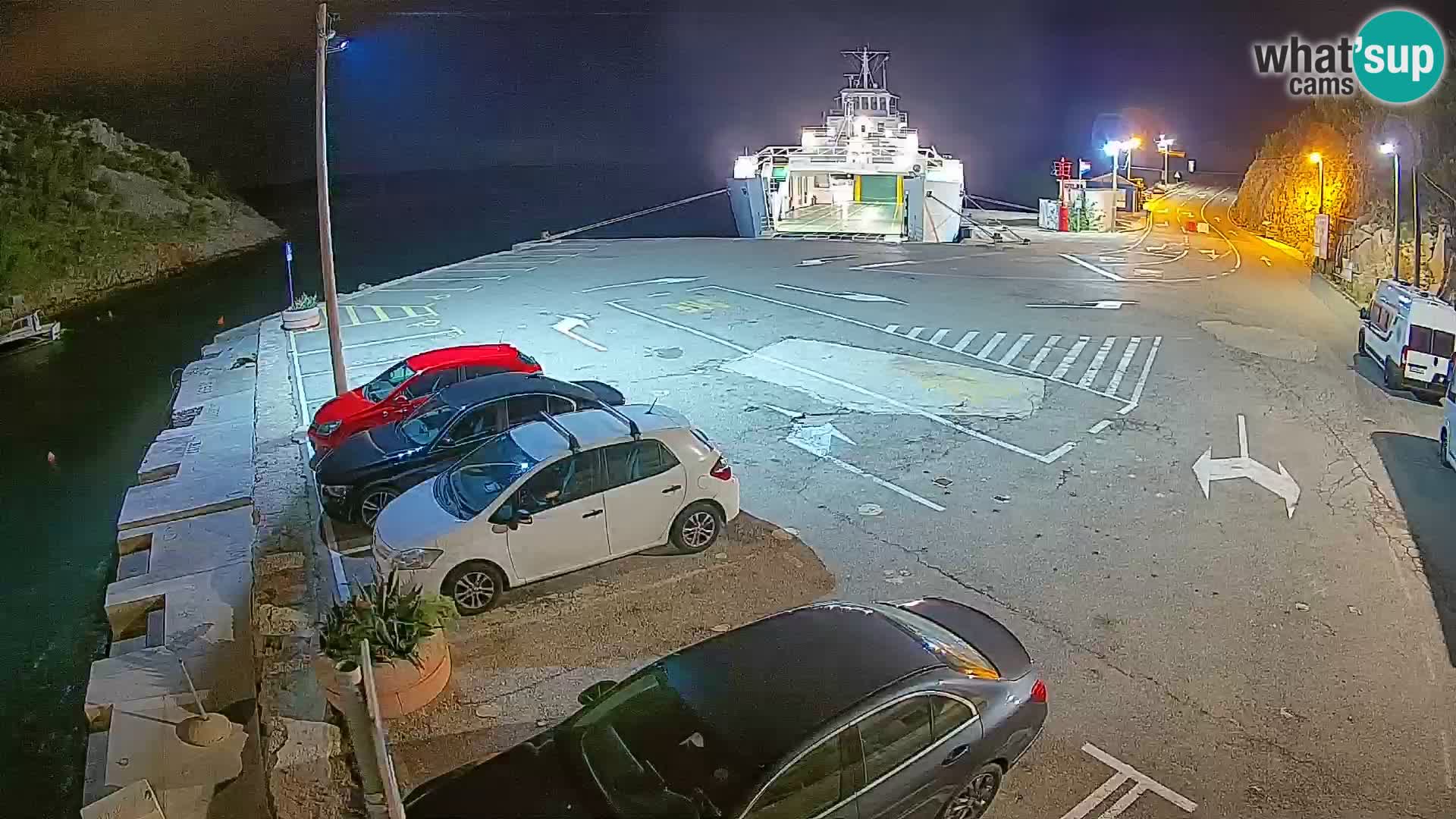 Webcam porto traghetti di Prizna – per l’isola di Pag