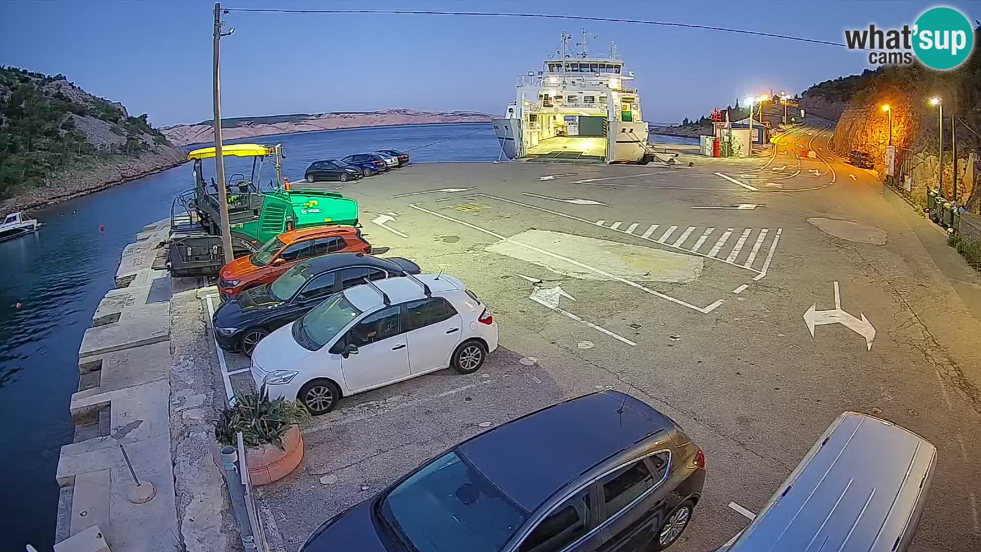 Webcam porto traghetti di Prizna – per l’isola di Pag