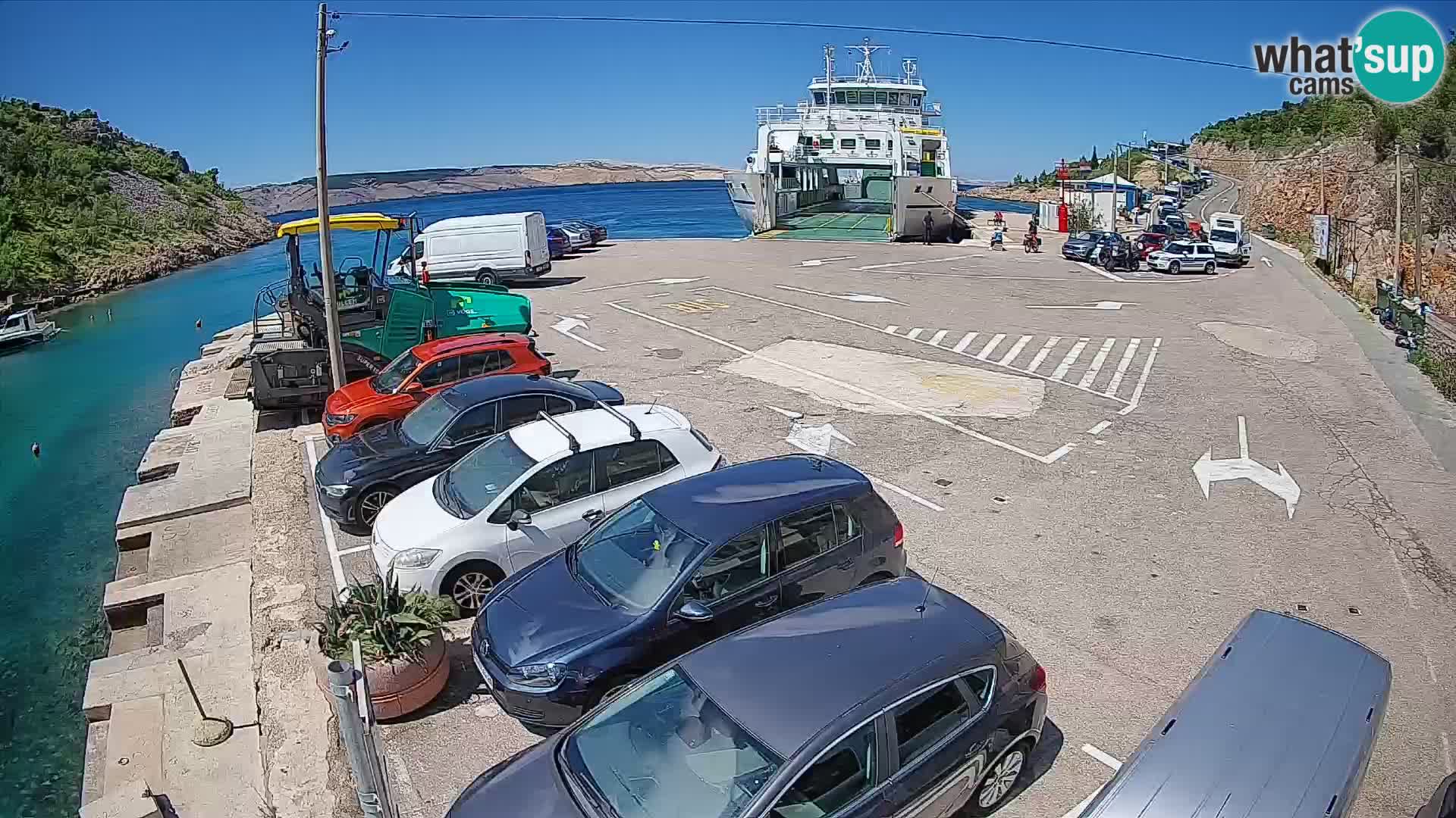 Webcam porto traghetti di Prizna – per l’isola di Pag