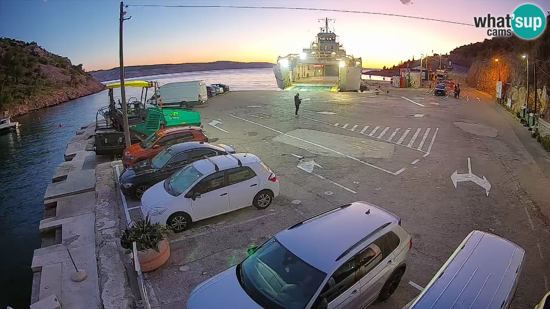 Webcam porto traghetti di Prizna – per l’isola di Pag
