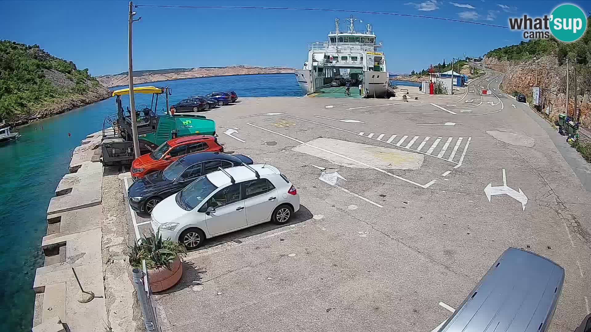 Webcam porto traghetti di Prizna – per l’isola di Pag