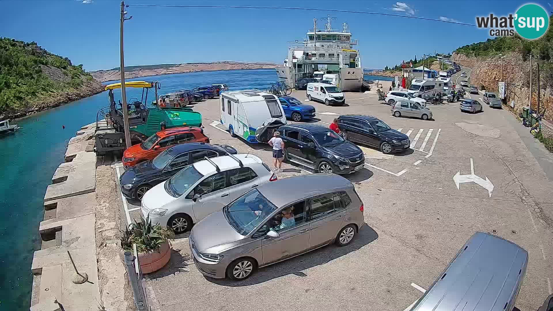 Webcam porto traghetti di Prizna – per l’isola di Pag