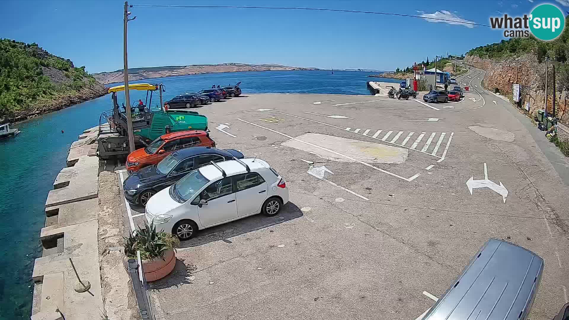 Webcam porto traghetti di Prizna – per l’isola di Pag