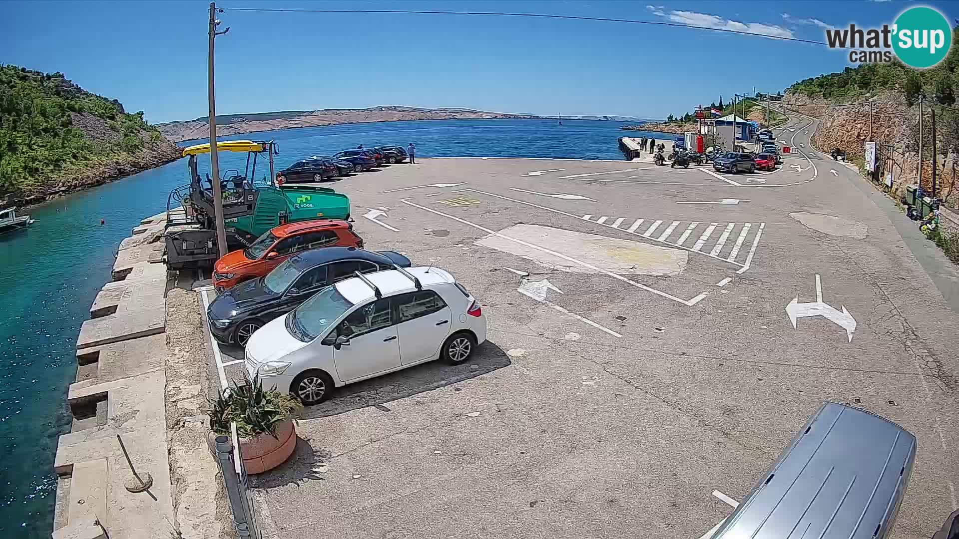 Webcam porto traghetti di Prizna – per l’isola di Pag