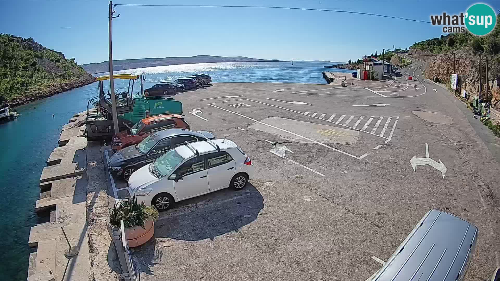 Webcam porto traghetti di Prizna – per l’isola di Pag
