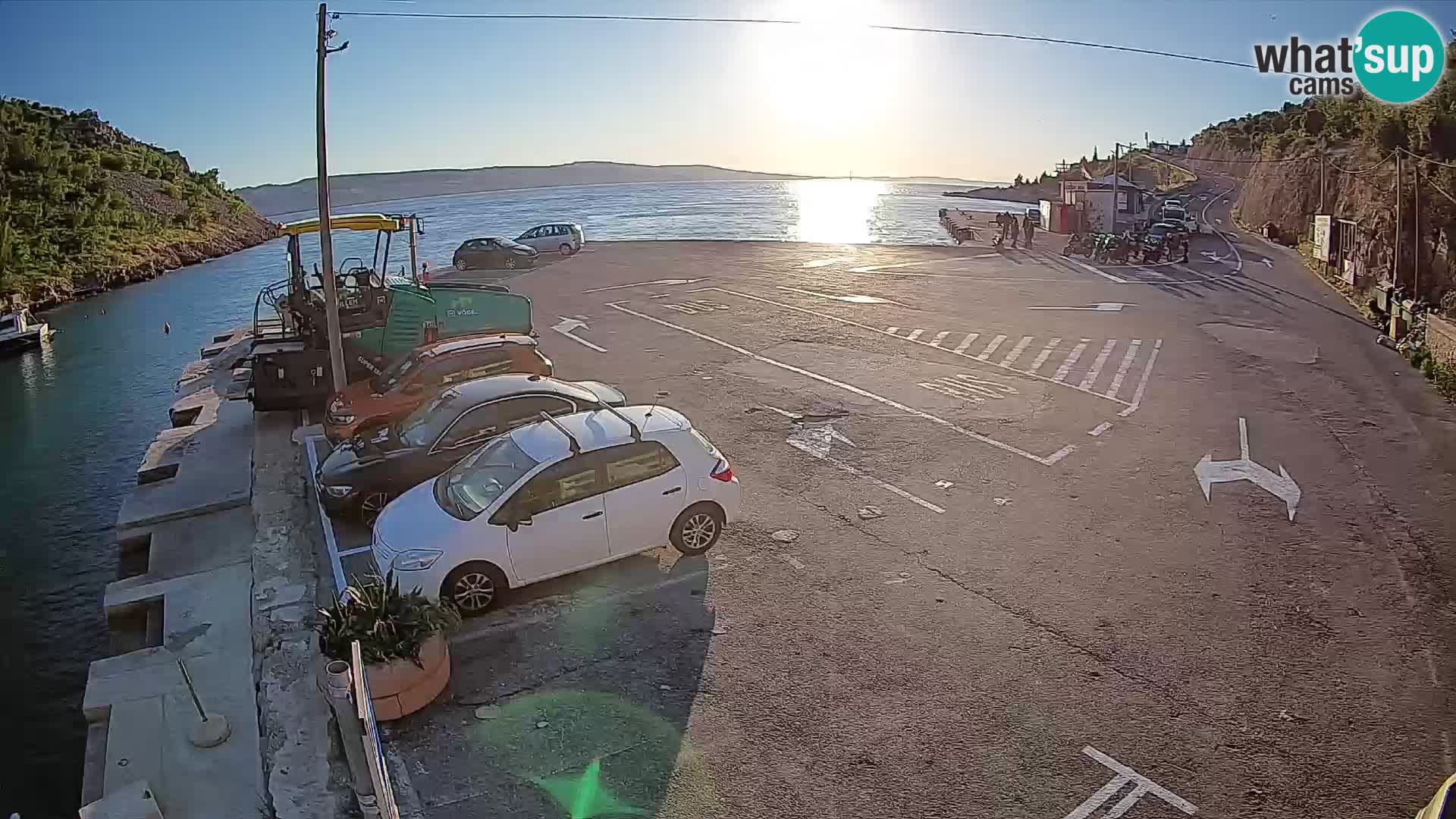 Webcam porto traghetti di Prizna – per l’isola di Pag