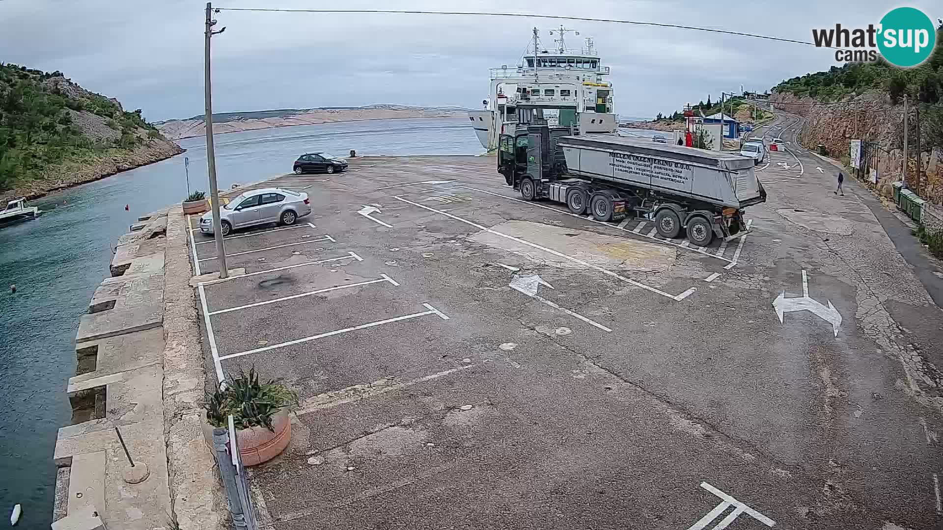 Webcam porto traghetti di Prizna – per l’isola di Pag