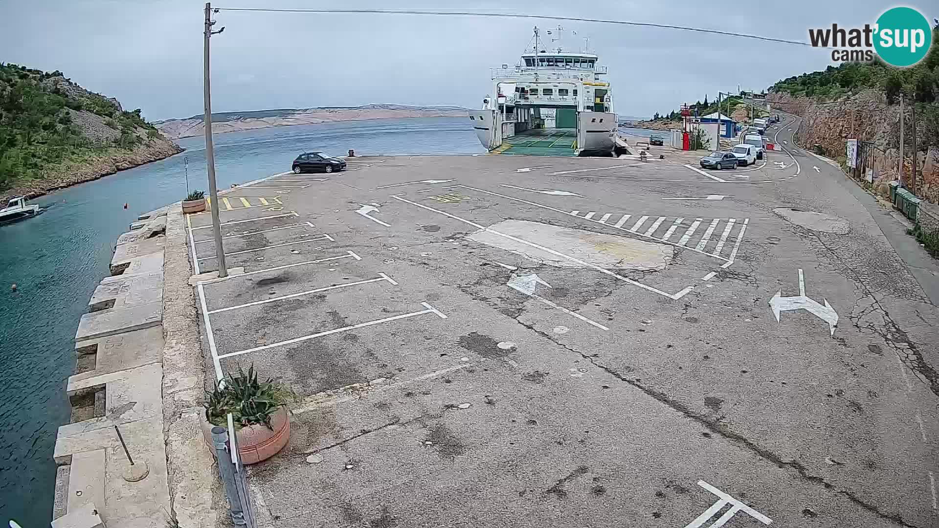 Webcam porto traghetti di Prizna – per l’isola di Pag