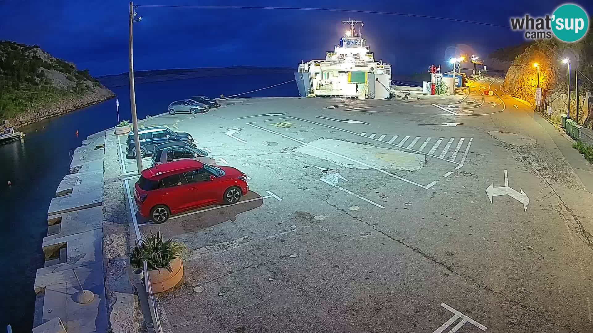 Webcam porto traghetti di Prizna – per l’isola di Pag