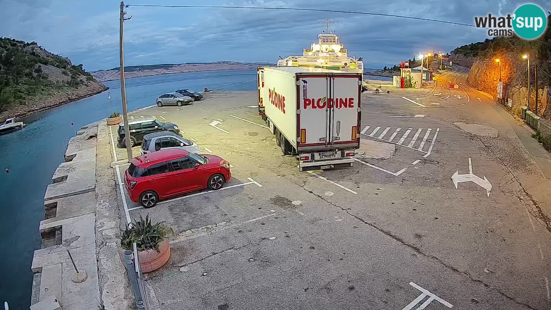Webcam porto traghetti di Prizna – per l’isola di Pag
