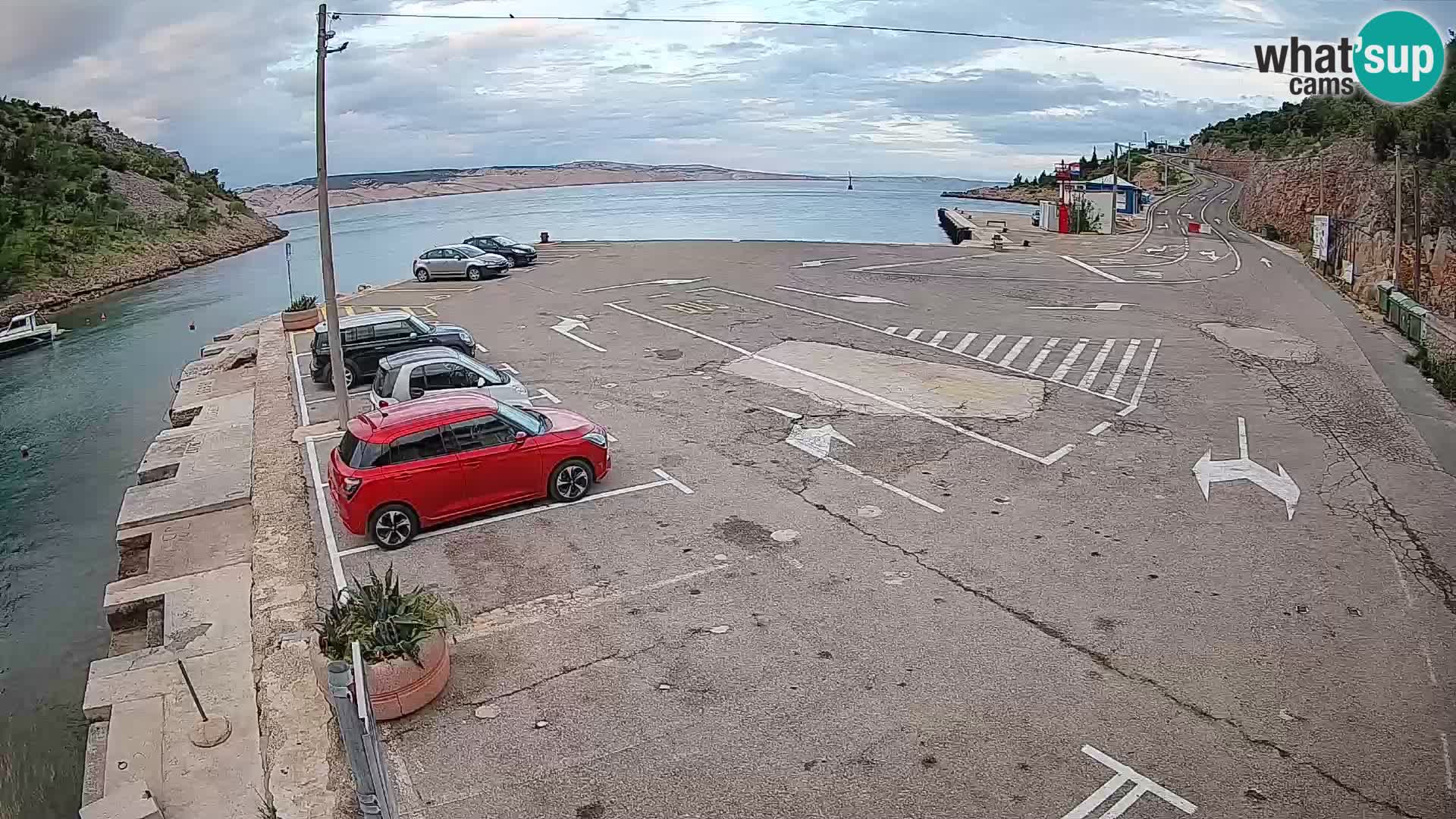 Webcam porto traghetti di Prizna – per l’isola di Pag