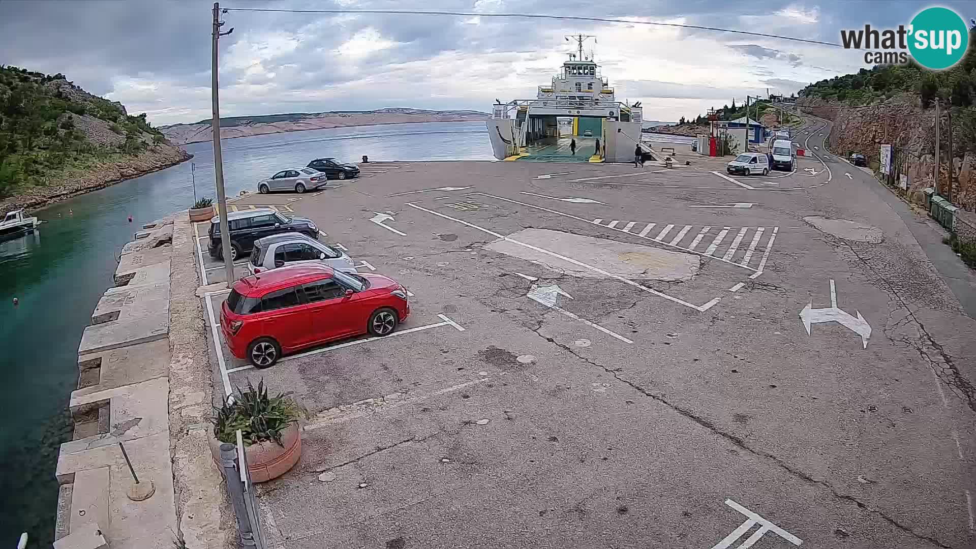 Webcam porto traghetti di Prizna – per l’isola di Pag