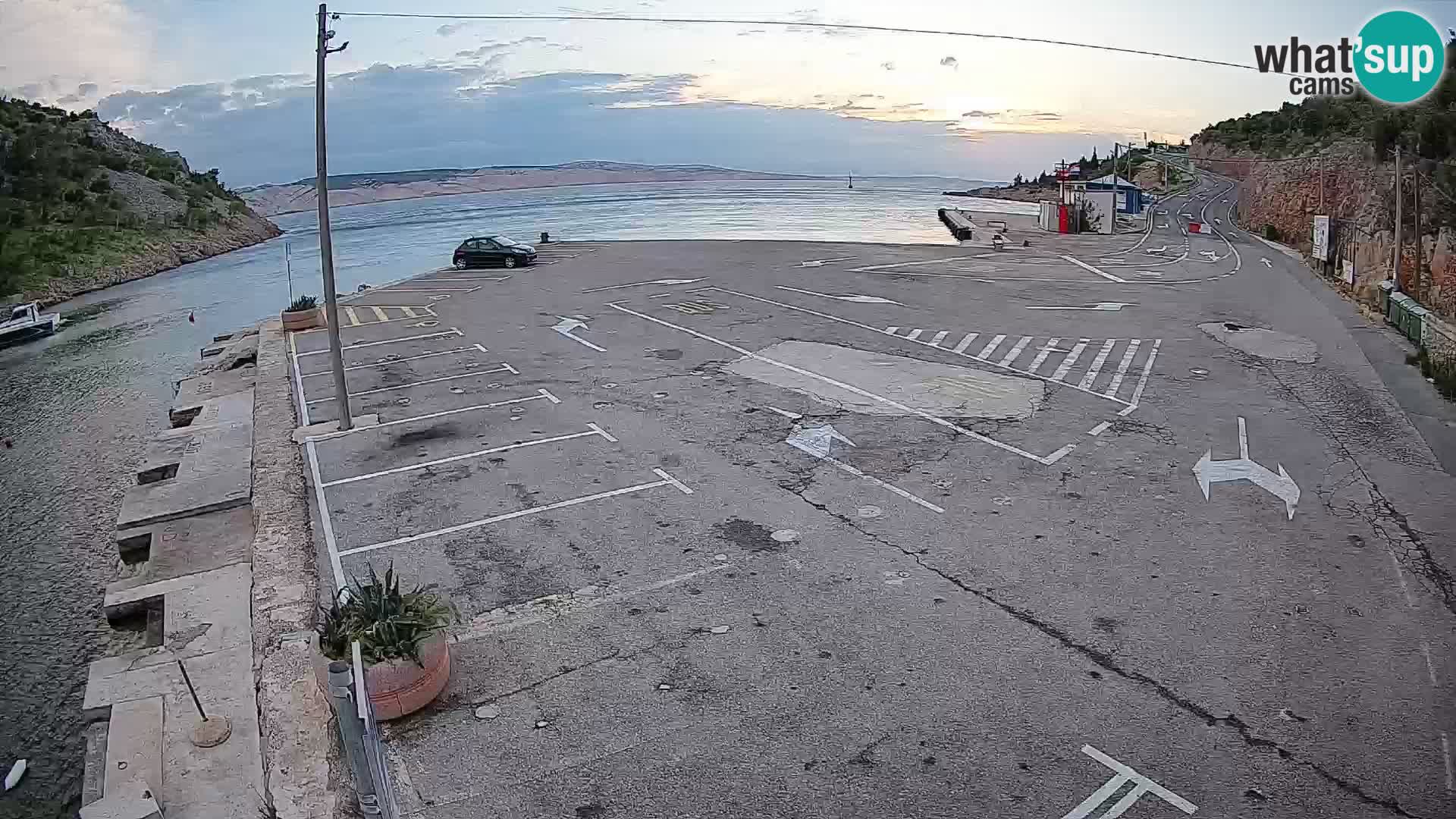 Webcam porto traghetti di Prizna – per l’isola di Pag