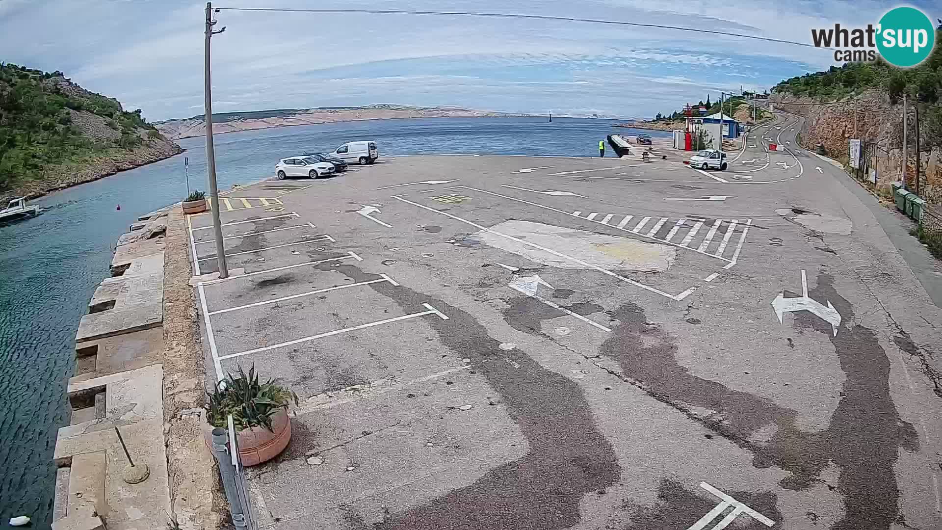 Webcam porto traghetti di Prizna – per l’isola di Pag