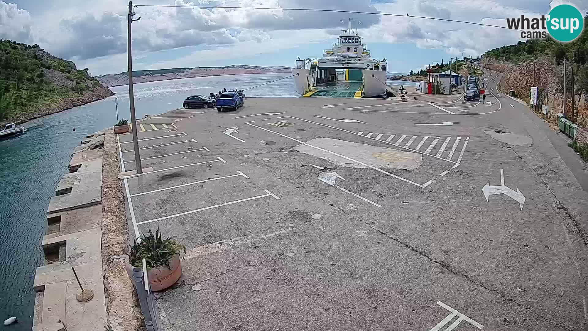 Webcam porto traghetti di Prizna – per l’isola di Pag