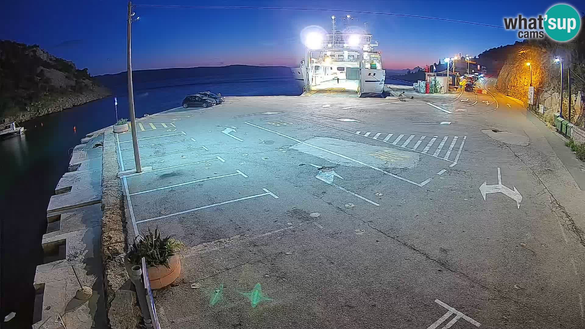 Webcam porto traghetti di Prizna – per l’isola di Pag