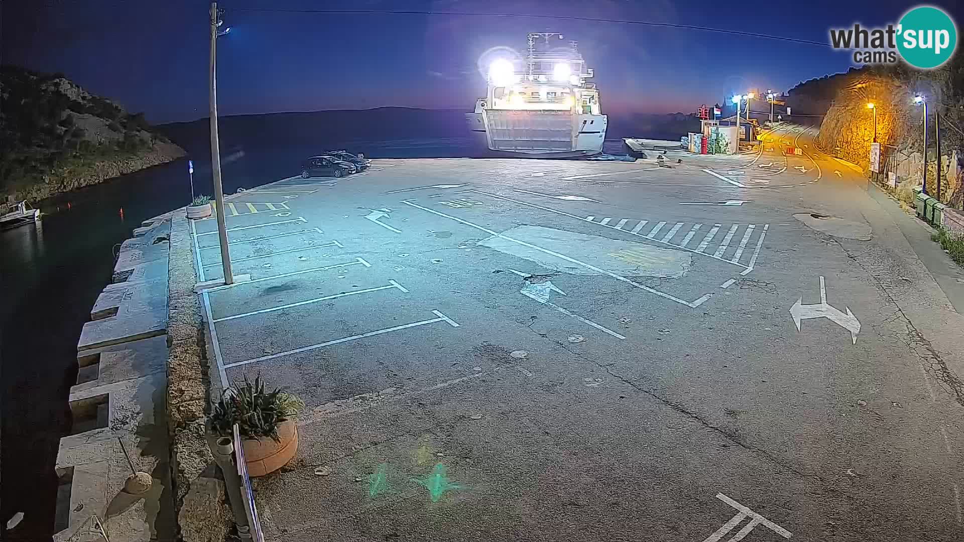 Webcam porto traghetti di Prizna – per l’isola di Pag
