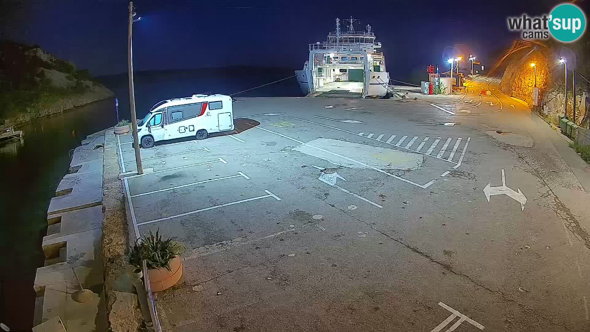 Webcam porto traghetti di Prizna – per l’isola di Pag