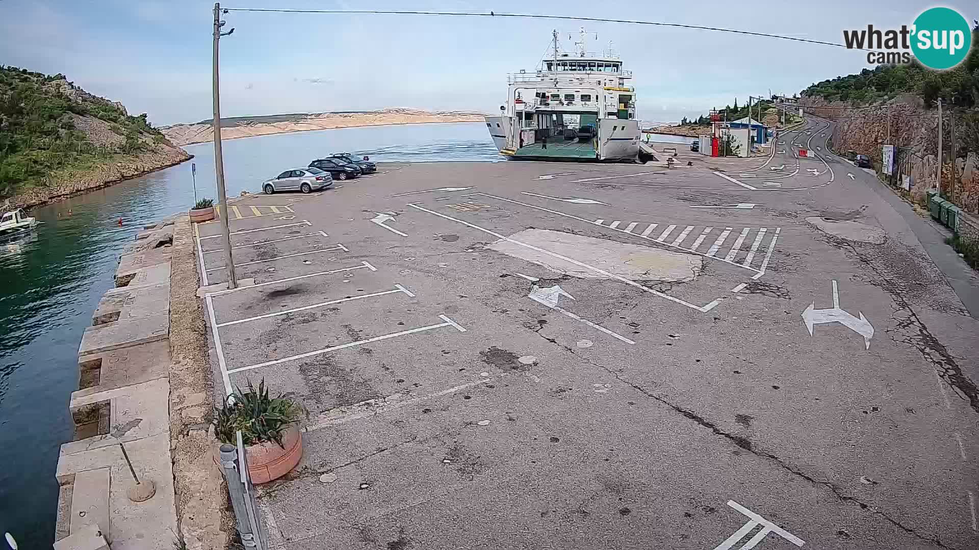 Webcam porto traghetti di Prizna – per l’isola di Pag
