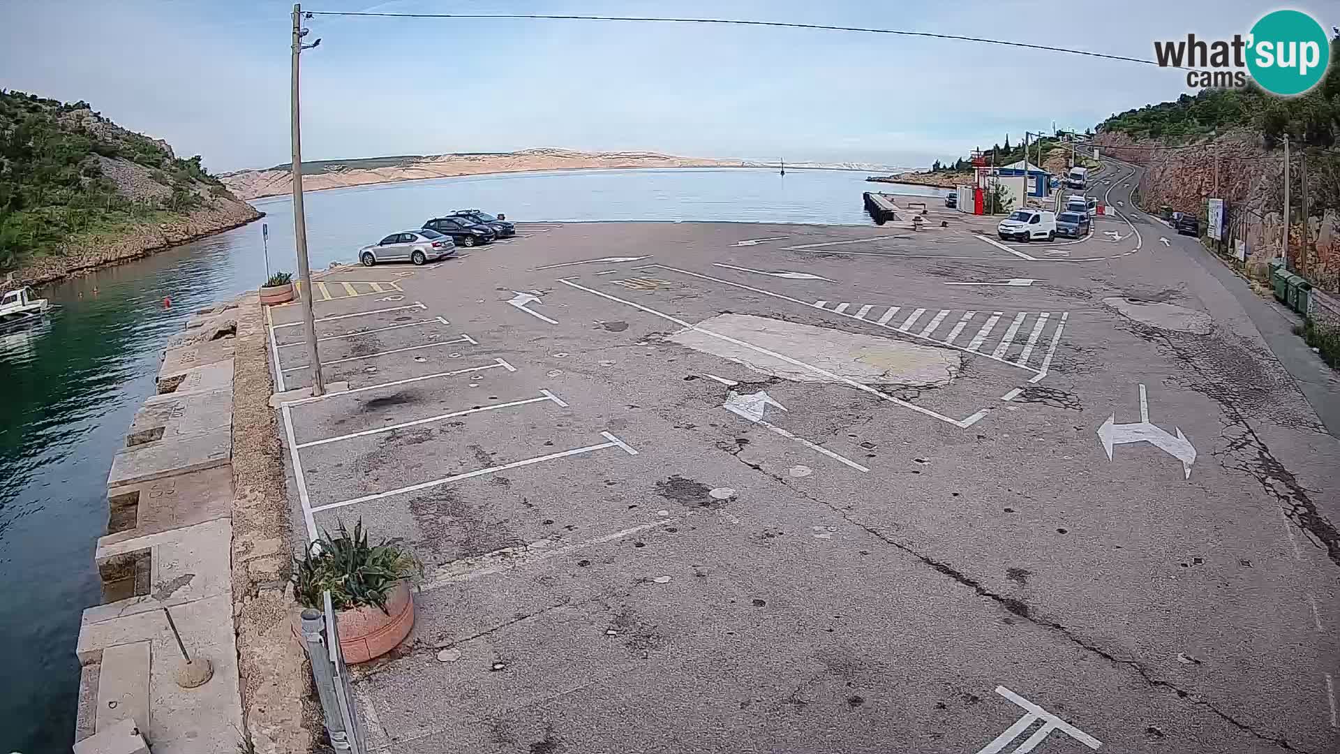 Webcam porto traghetti di Prizna – per l’isola di Pag