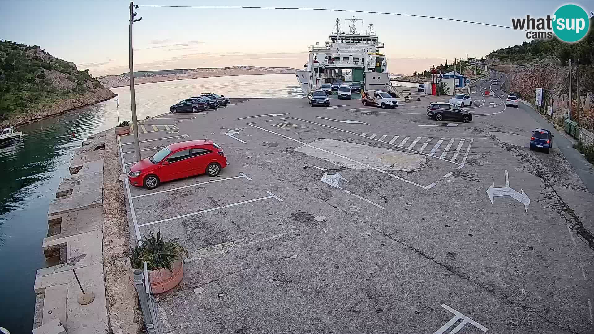 Webcam porto traghetti di Prizna – per l’isola di Pag