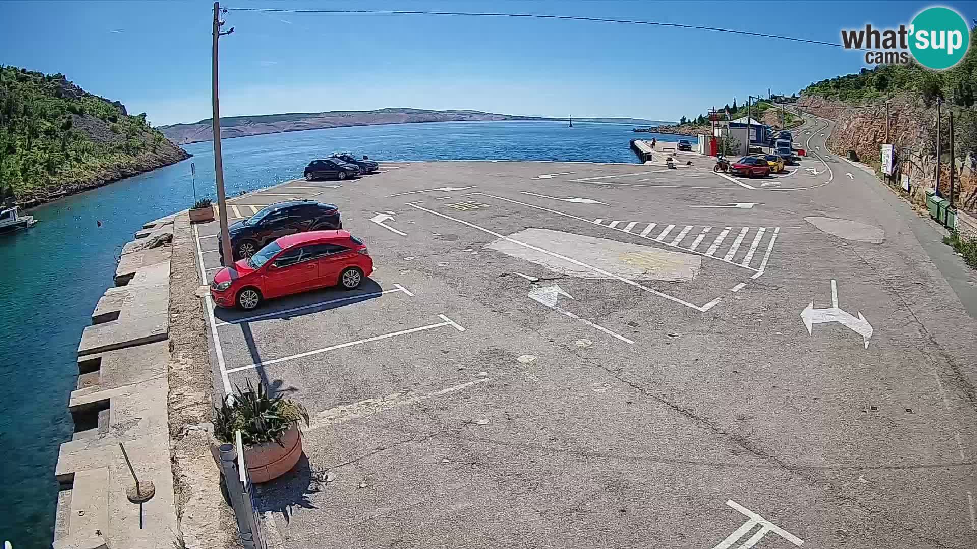 Webcam porto traghetti di Prizna – per l’isola di Pag