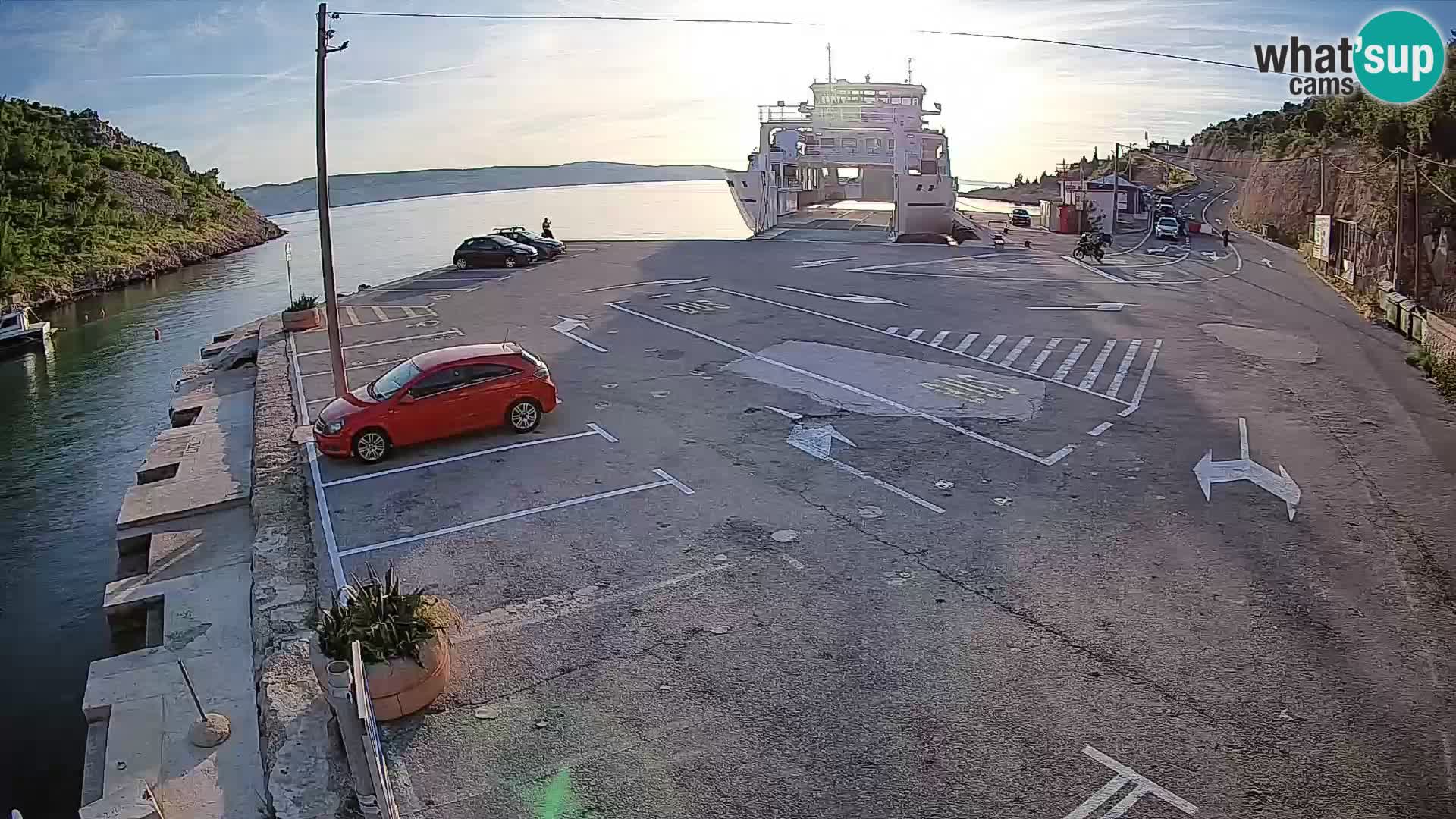 Webcam porto traghetti di Prizna – per l’isola di Pag
