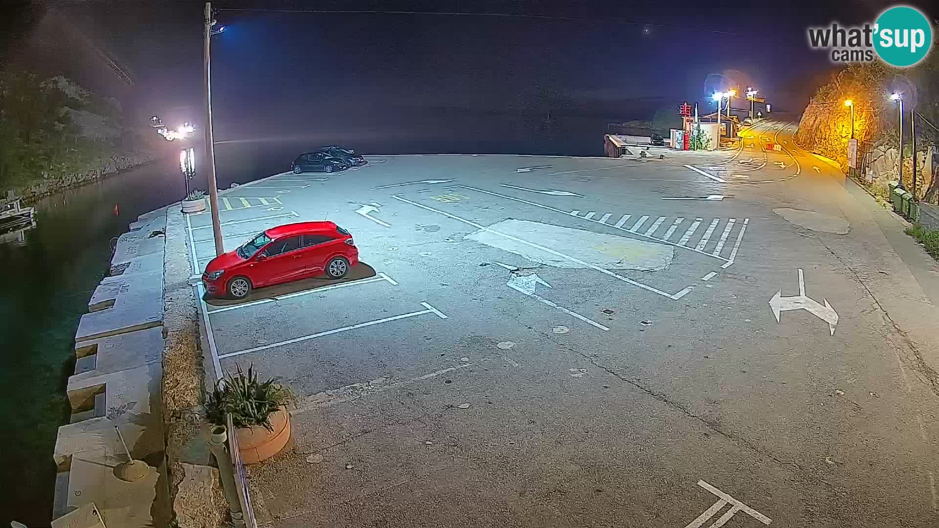 Webcam Fährhafen Prizna – zur Insel Pag