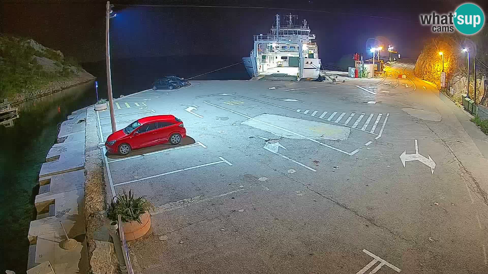 Webcam porto traghetti di Prizna – per l’isola di Pag