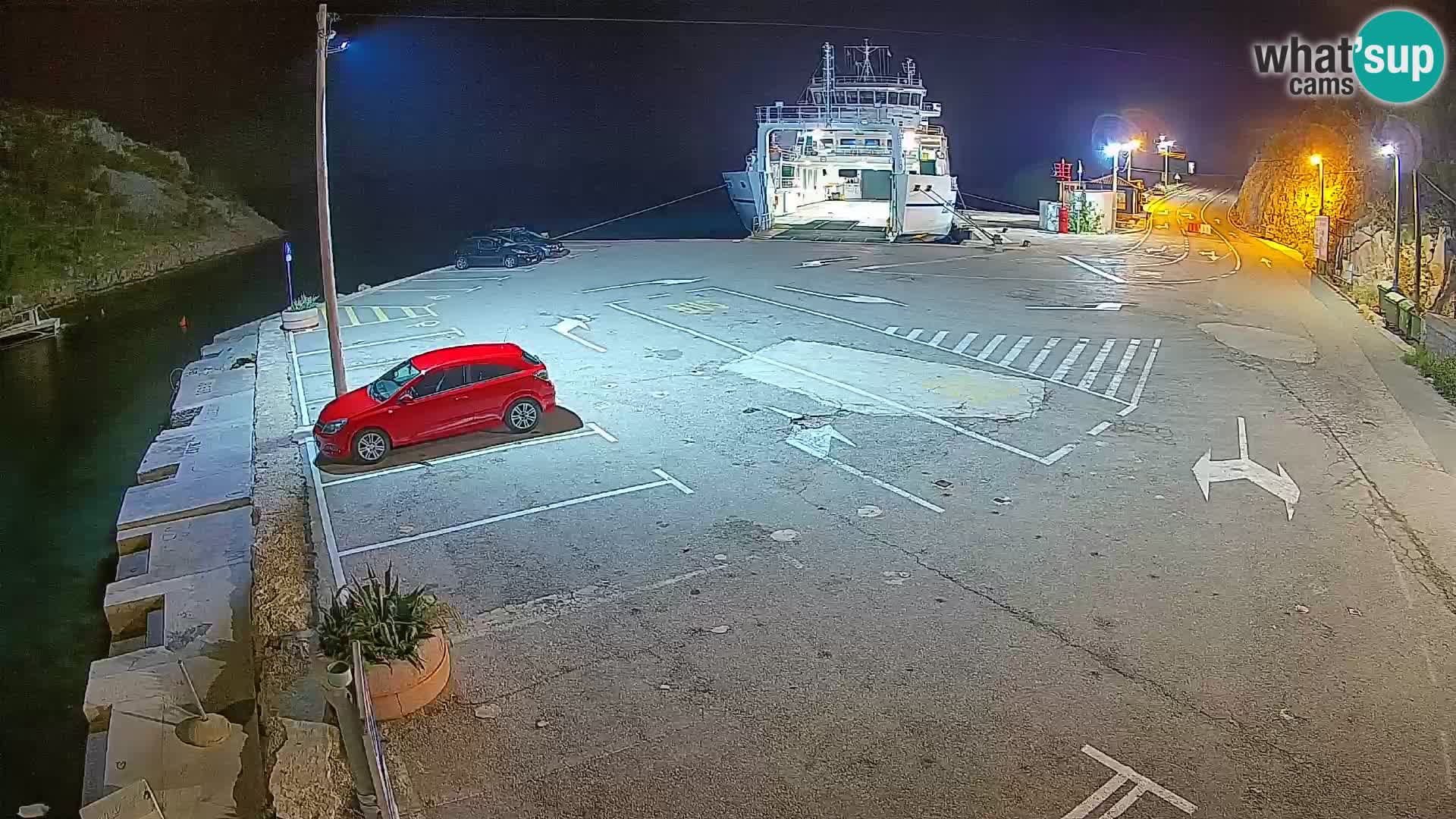 Webcam porto traghetti di Prizna – per l’isola di Pag