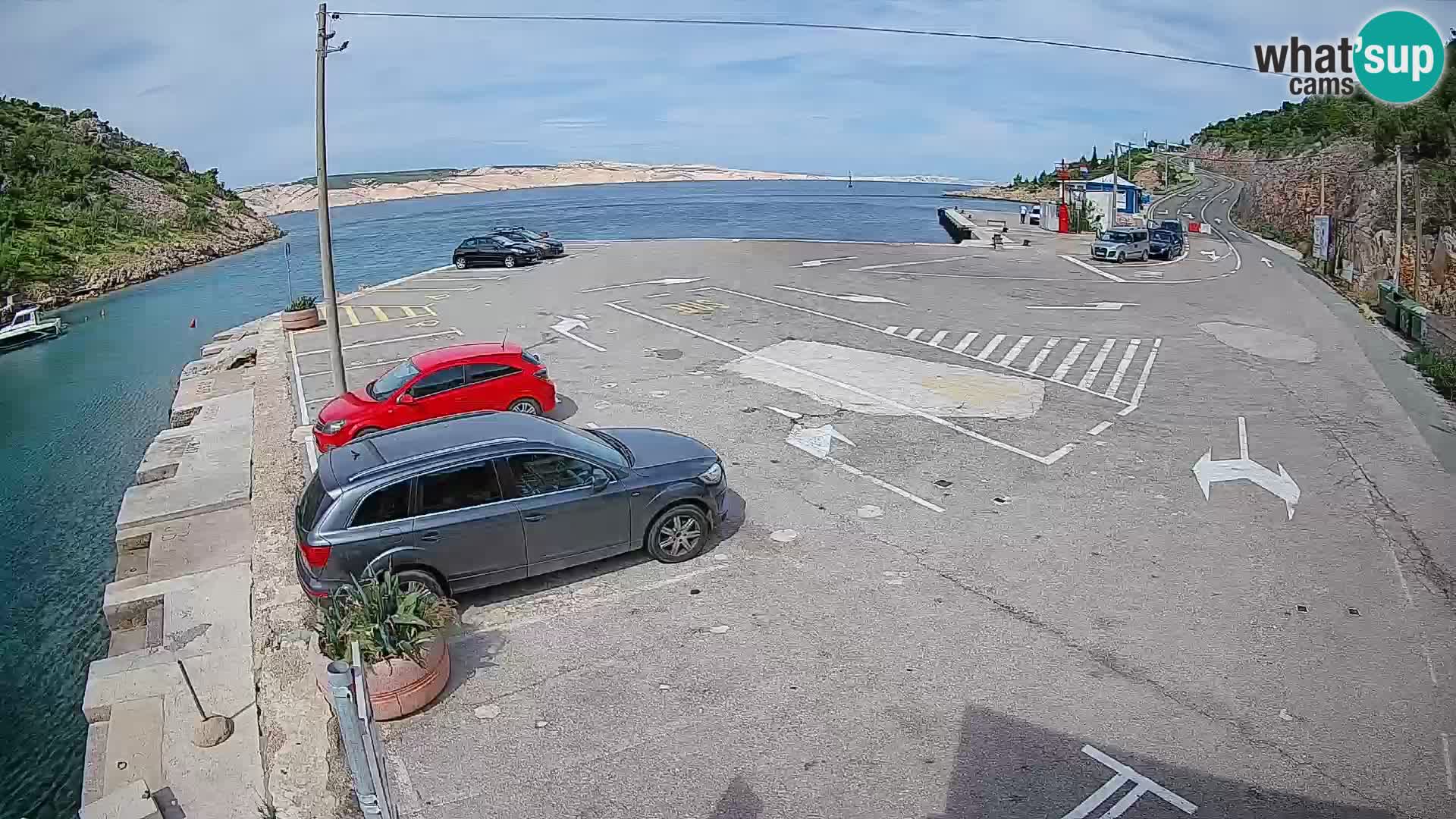 Webcam porto traghetti di Prizna – per l’isola di Pag