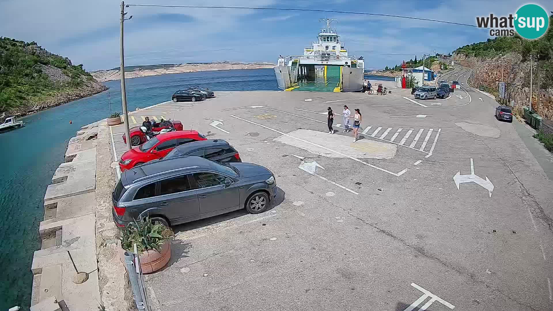 Webcam porto traghetti di Prizna – per l’isola di Pag