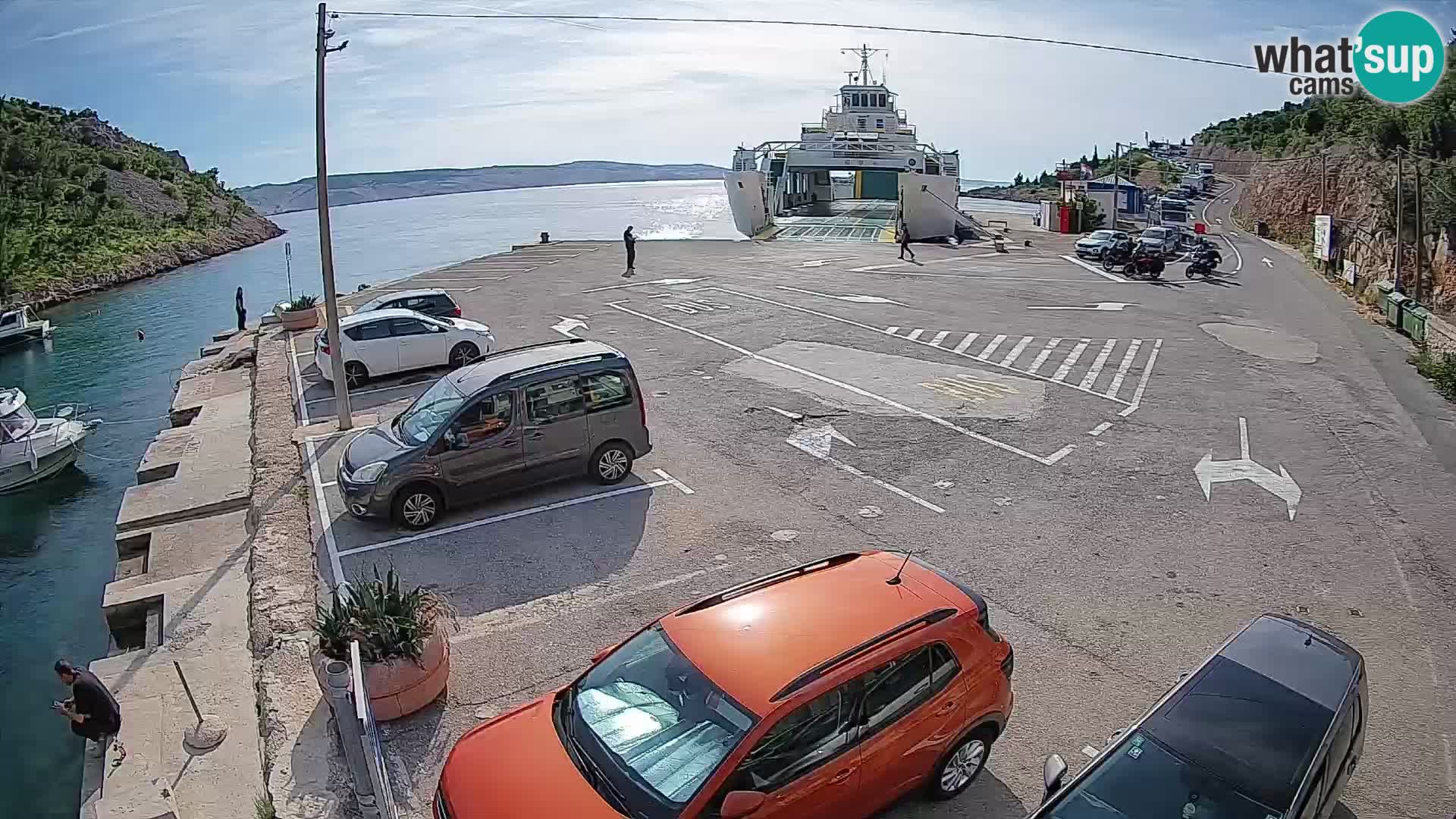 Webcam porto traghetti di Prizna – per l’isola di Pag