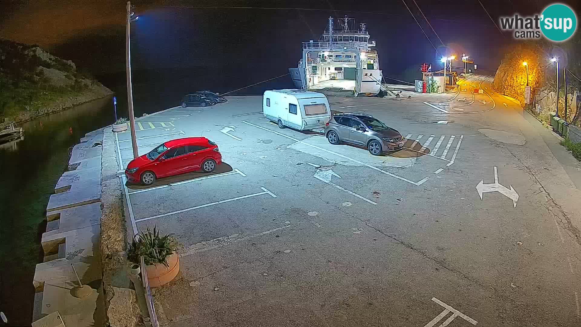 Webcam porto traghetti di Prizna – per l’isola di Pag