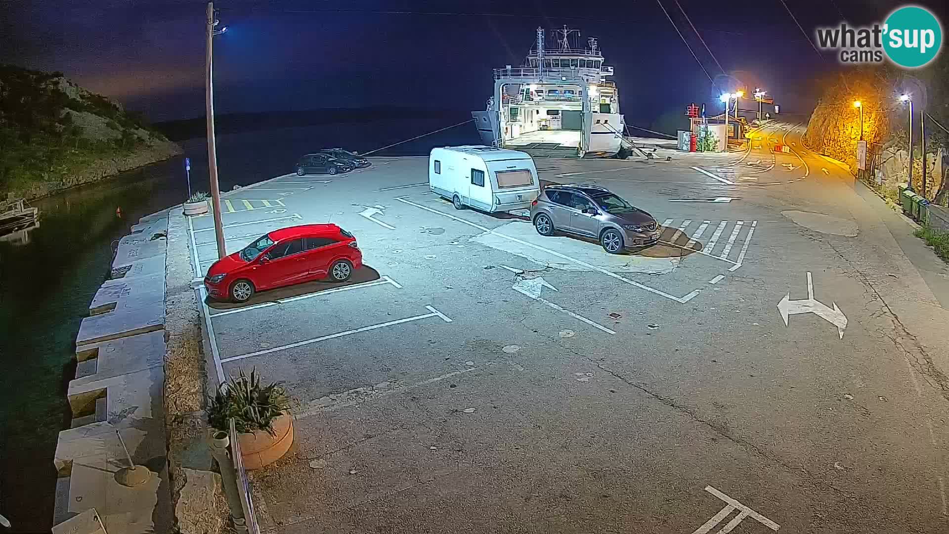 Webcam porto traghetti di Prizna – per l’isola di Pag