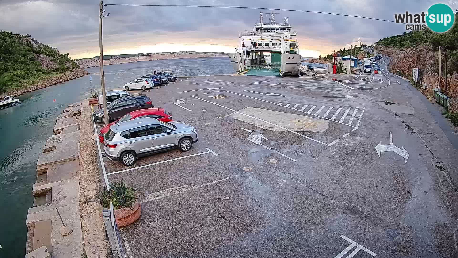Webcam porto traghetti di Prizna – per l’isola di Pag