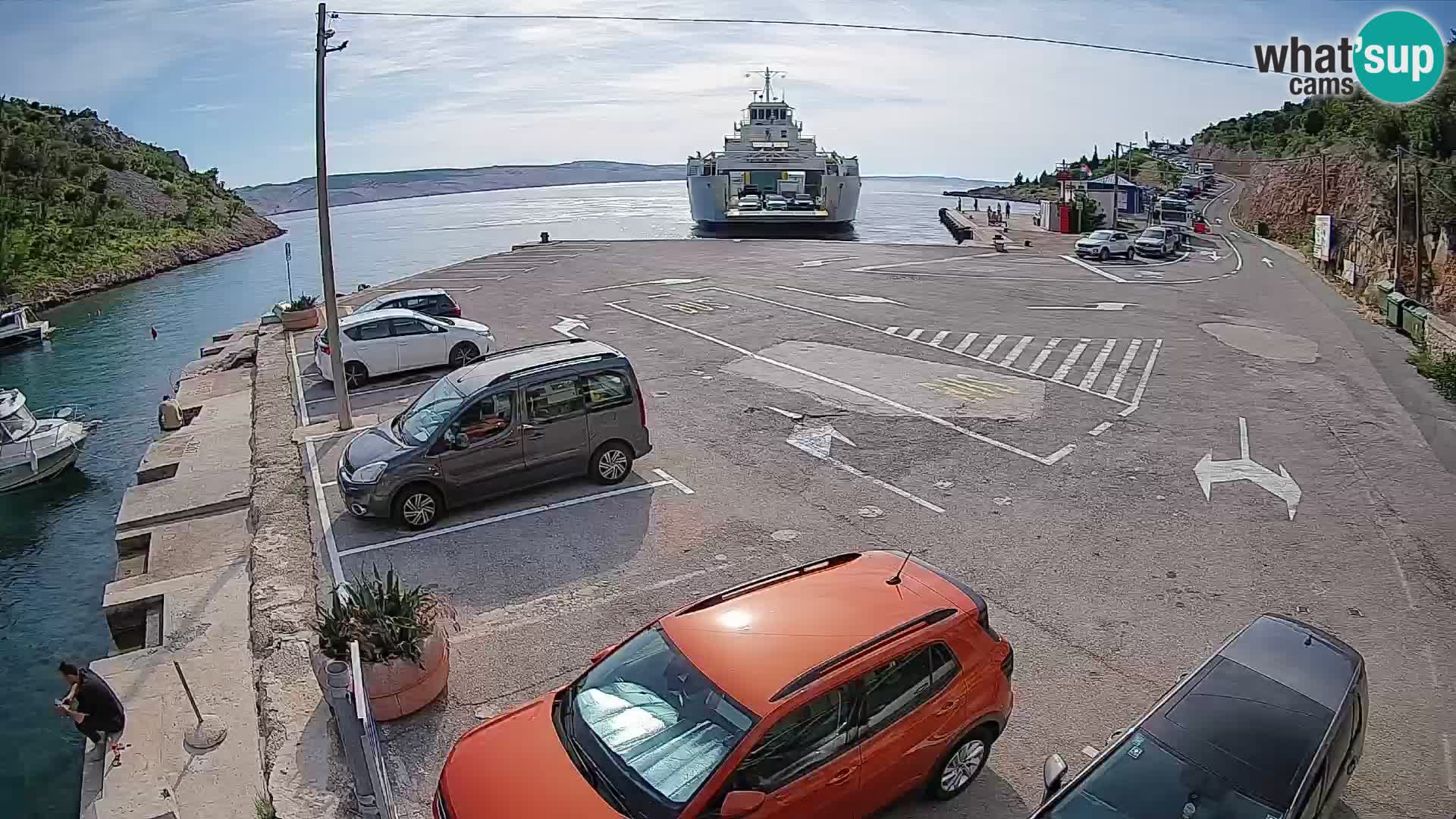 Webcam porto traghetti di Prizna – per l’isola di Pag