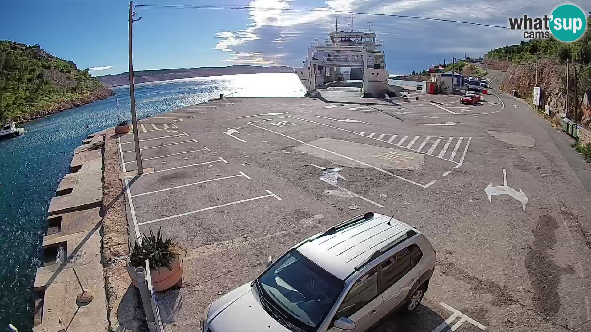 Webcam porto traghetti di Prizna – per l’isola di Pag