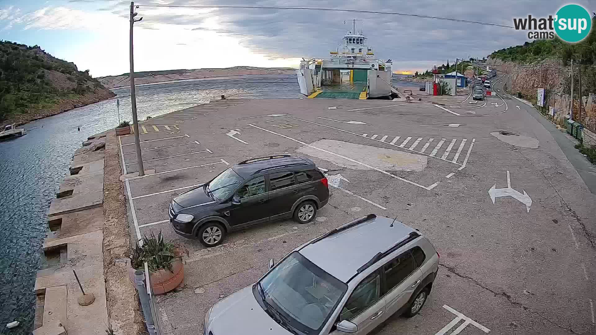 Webcam porto traghetti di Prizna – per l’isola di Pag